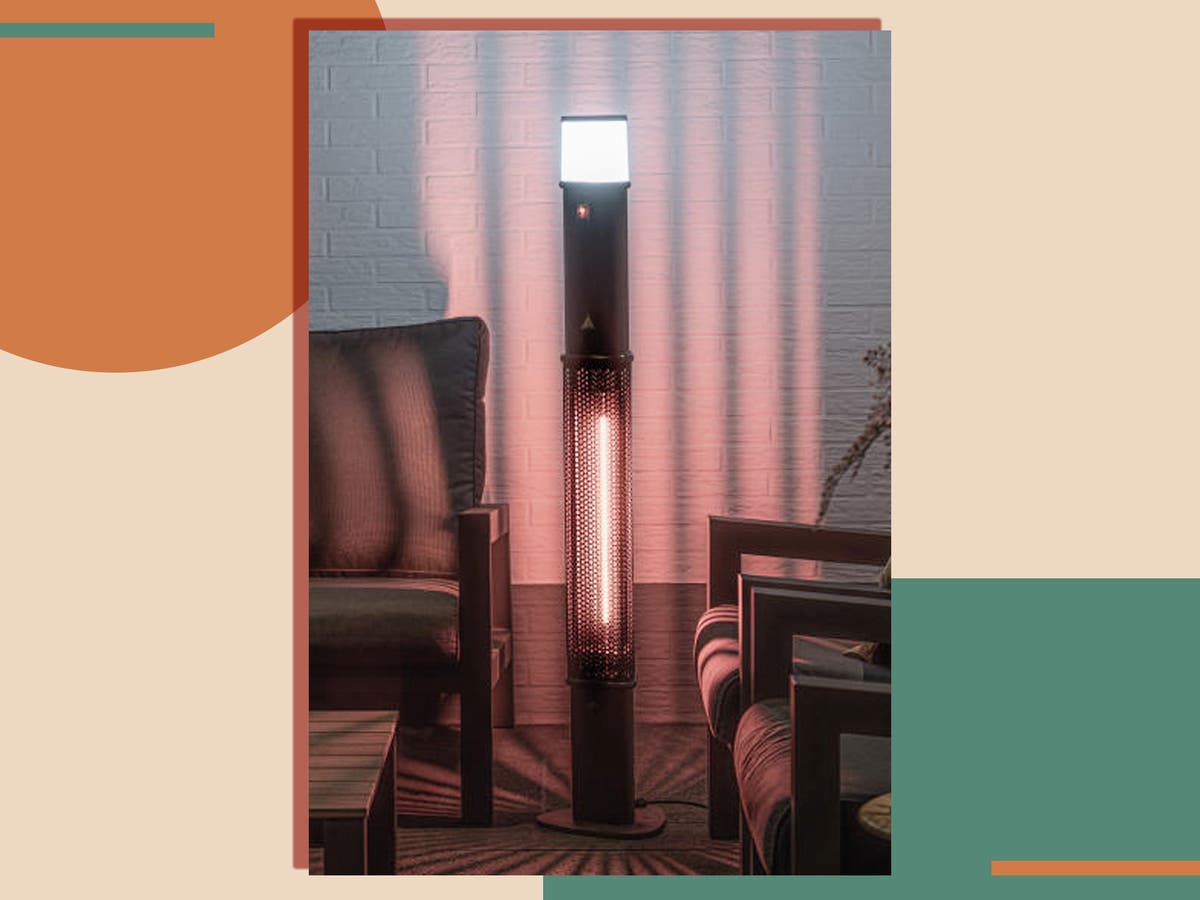 Aldi is selling a patio heater with an inbuilt Bluetooth speaker and